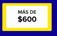 Mais que $600 Mais que $600