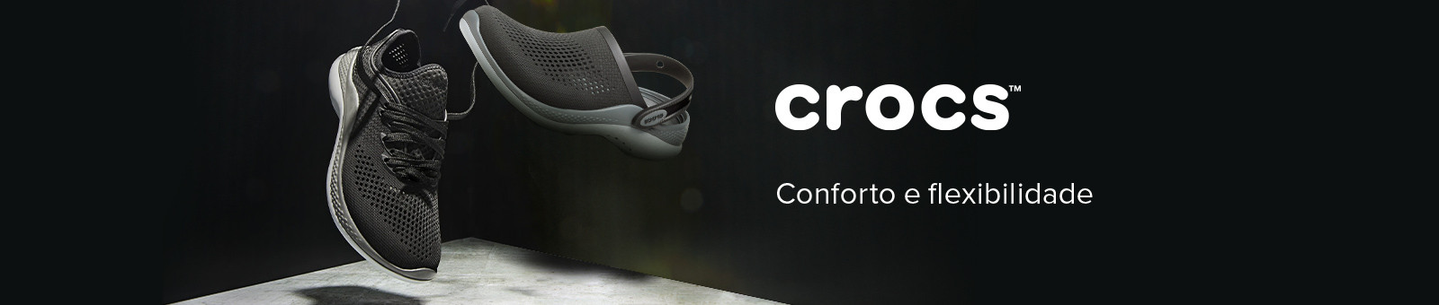 Crocs. Conforto e flexibilidade.