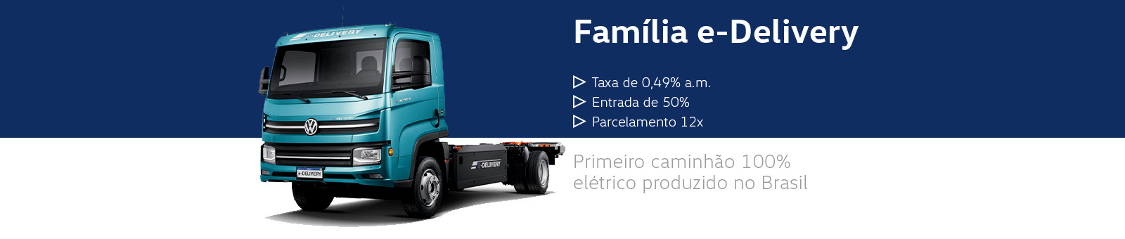 E-Delivery. Primeiro caminhão 100% elétrico produzido no Brasil.