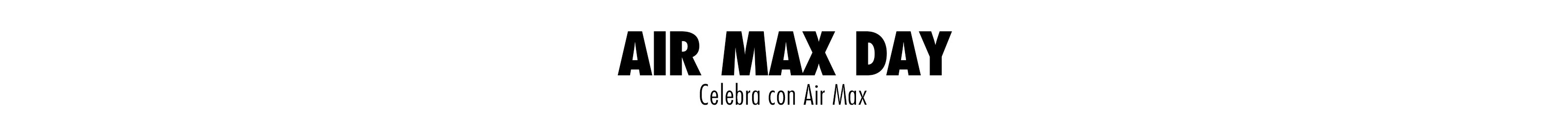 Celebra con Air Max