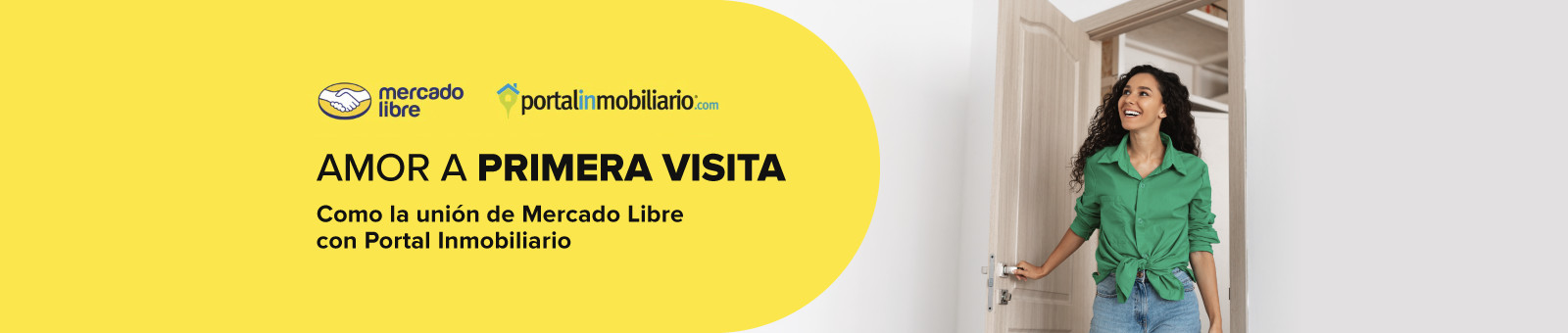 Amor a primera visita, como la únion de Mercado Libre con Portal Inmobiliario