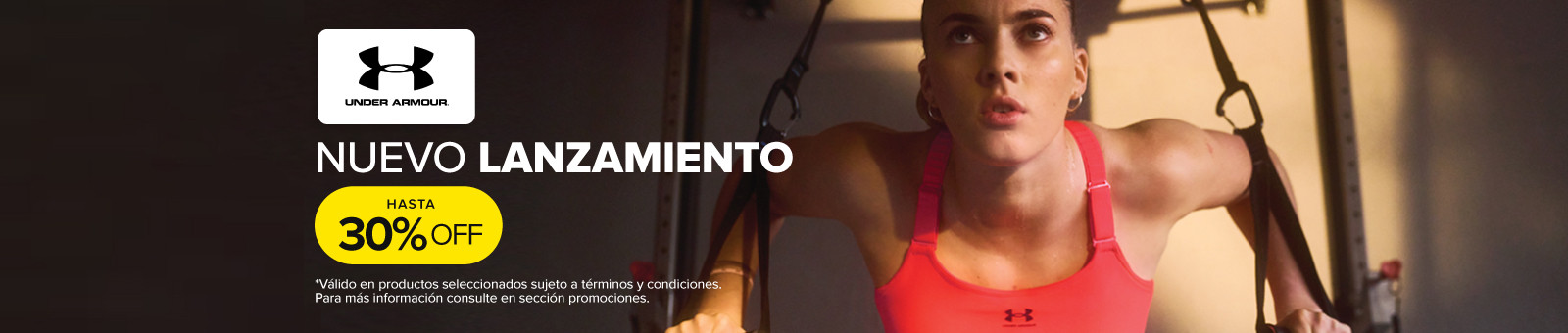 Nuevo lanzamiento Under Armour, hasta 30% off