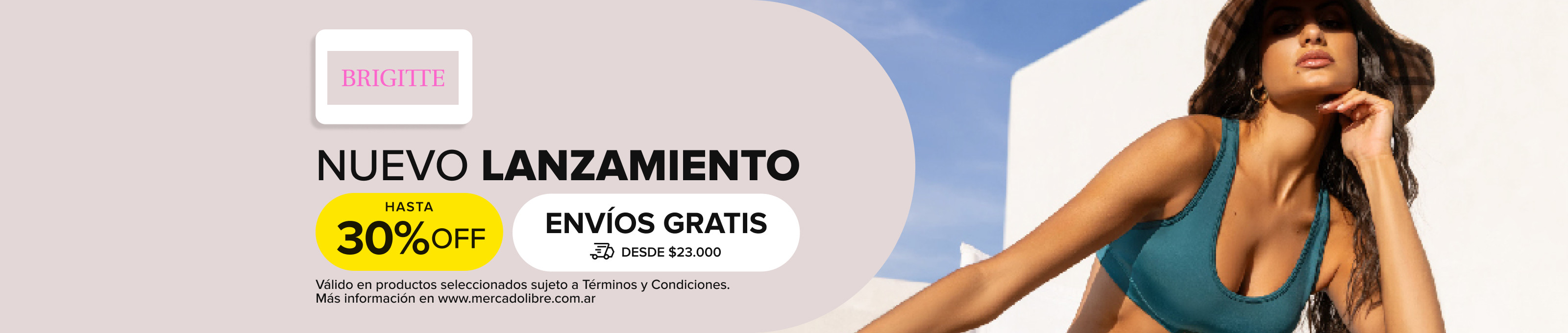 Brigitte, hasta 30% off y envío gratis a partir de $23.000