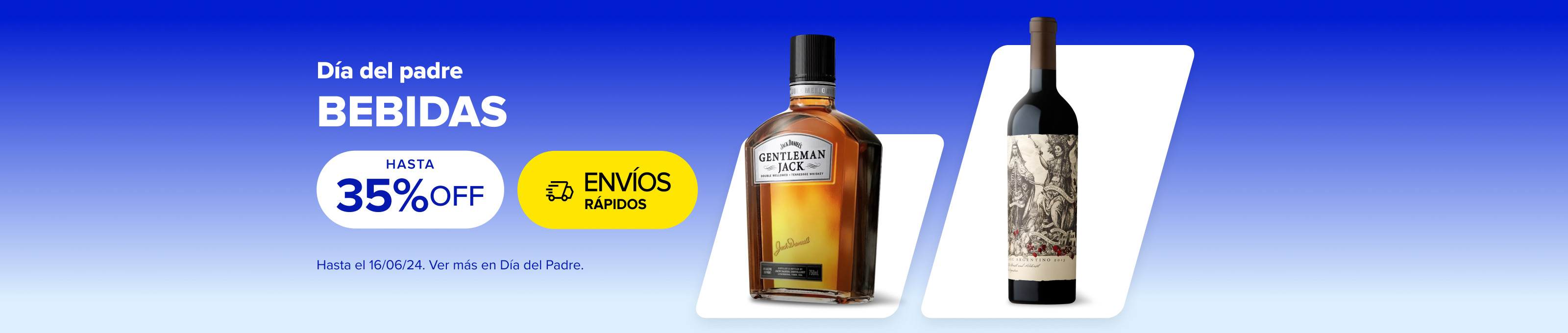 Día del padre: regalá bebidas. Hasta 35% off y envíos rápidos