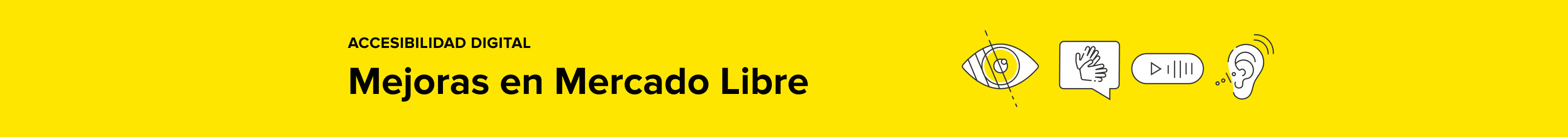 Novedades en accesibilidad digital en Mercado Libre