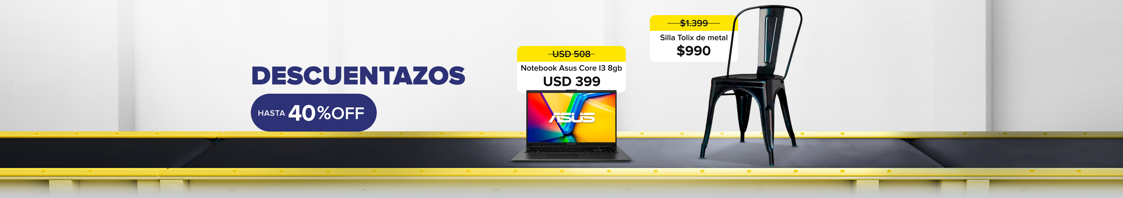 Descuentazos con hasta 40% de descuento