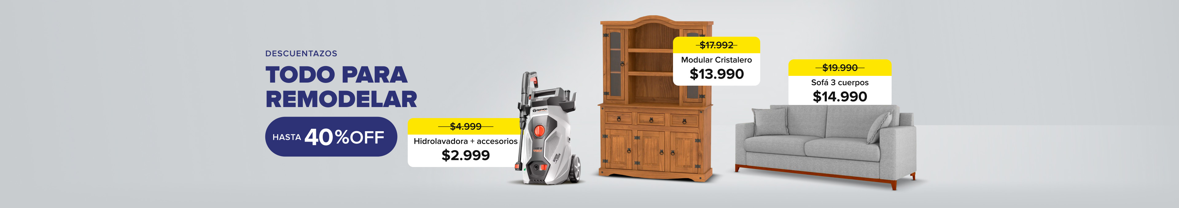 Descuentazos: Hogar con hasta 40% de descuento