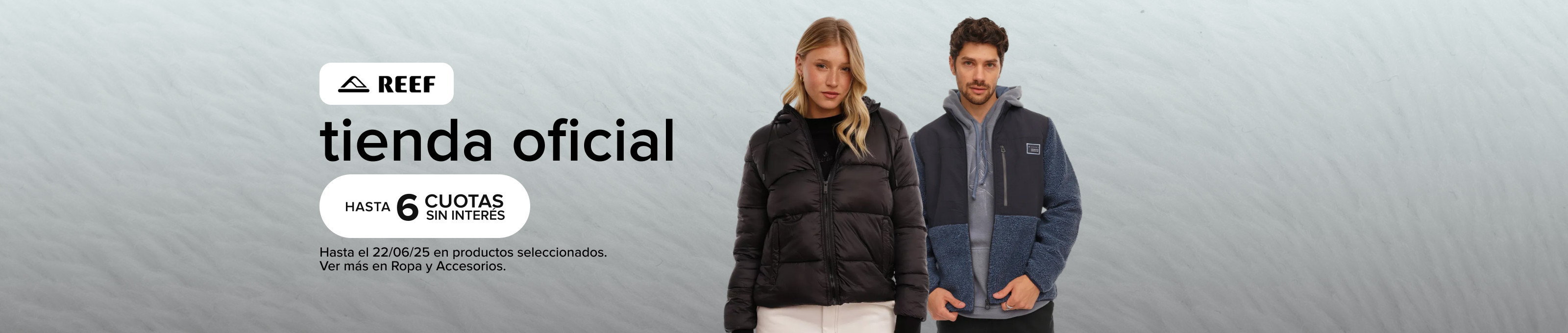 Reef, hasta 6 cuotas sin interés
