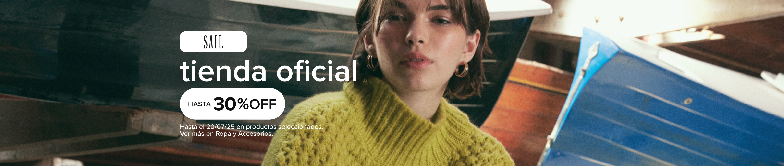 Sail, hasta 30% off