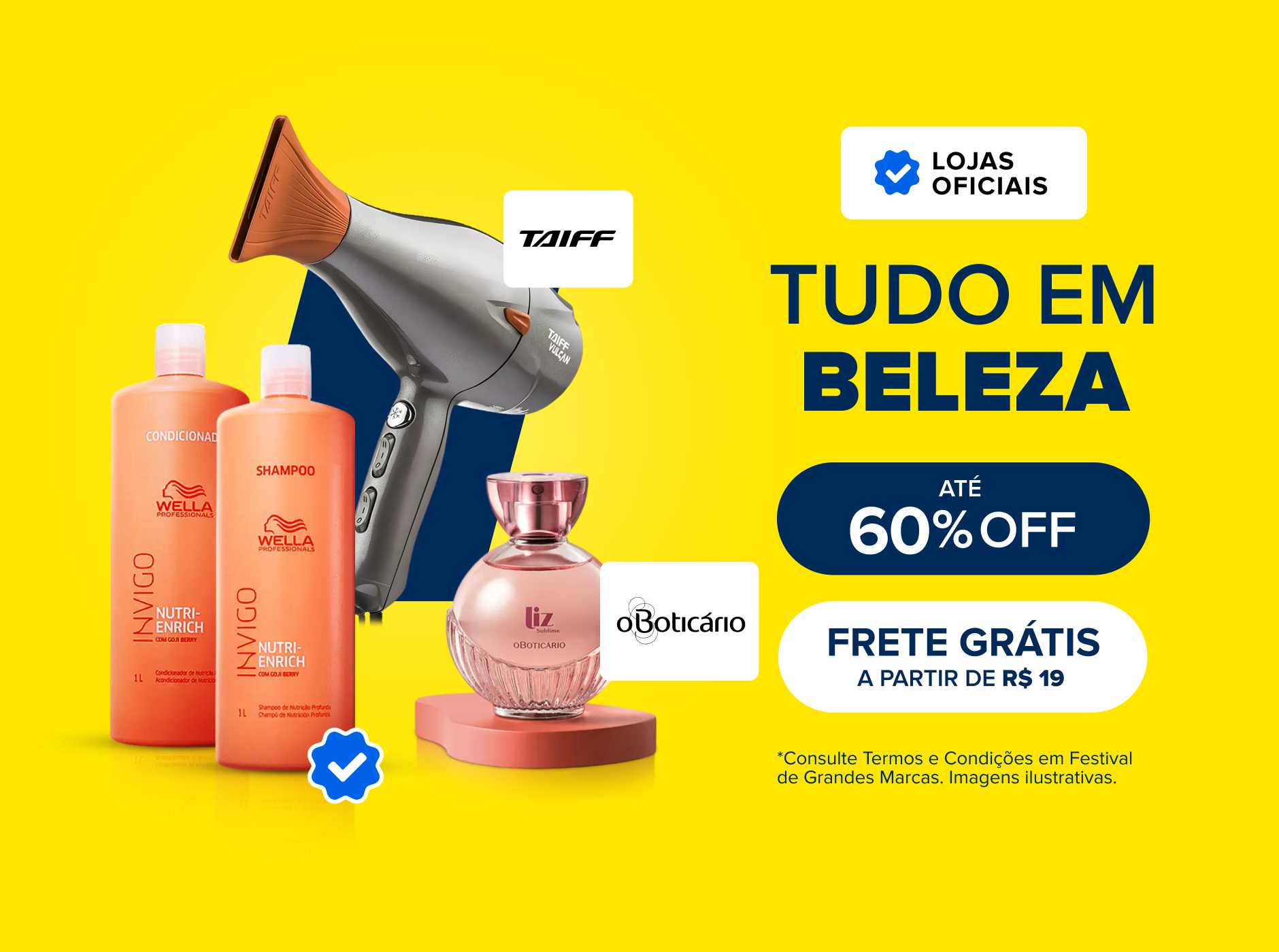 Mercado Livre até 60% OFF em beleza