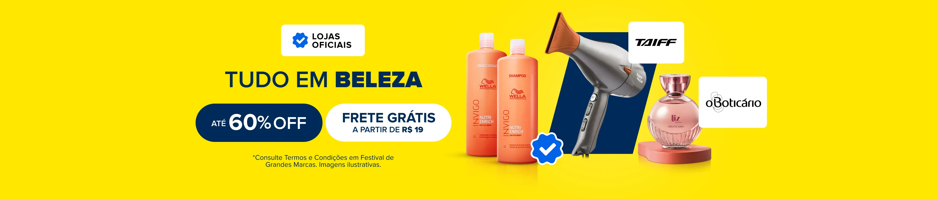 Mercado Livre até 60% OFF em beleza