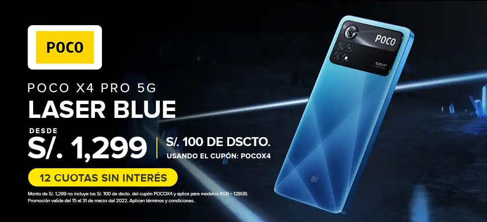 POCO X4 Pro 5G 8/256GB Azul Libre