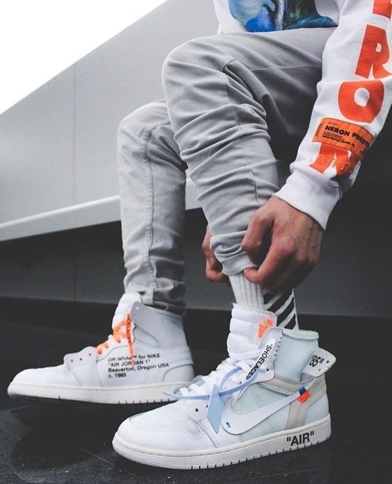 jordan retro 1 por off white