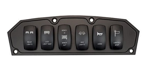 Can Am Commander Maverick Switch Gauge Panels Dash Panel Black Aluminum