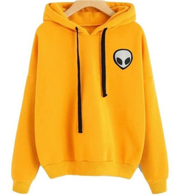 Sudadera Amarilla Para Mujer - Ropa, Bolsas y Calzado en Mercado