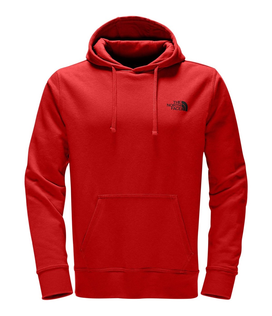 sudadera roja the north face