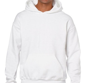 sudadera blanca con capucha