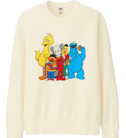 Plaza X Crewneck Sesamo Kaws Uniqlo Sesame Sudadera PiuXZkO