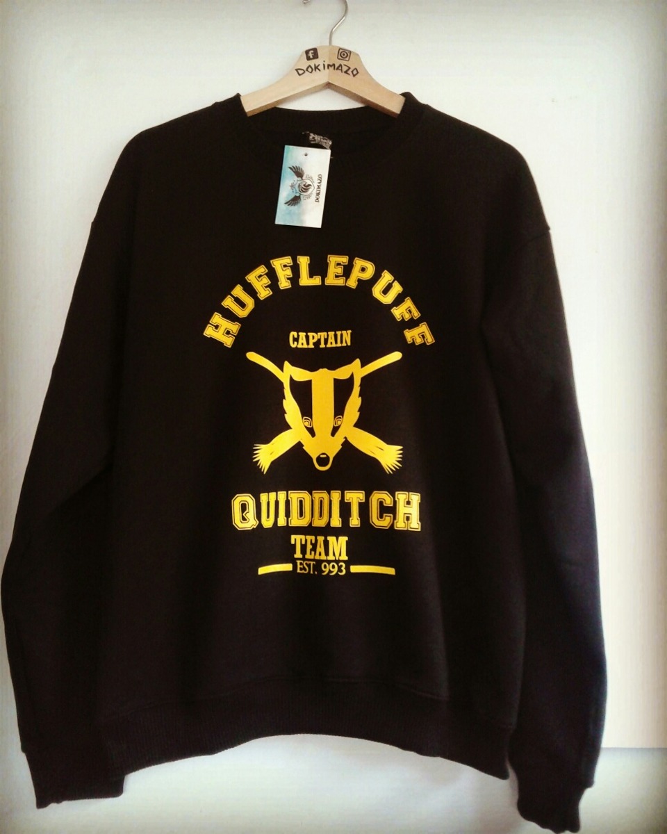 Potter Harry Dokimazo Hufflepuff Poleras S 69 Sudadera Hombre OPnUFtS