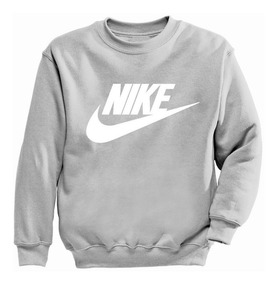 sudadera nike gris sin capucha
