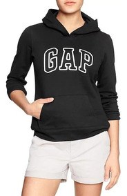 sudadera gap negra mujer