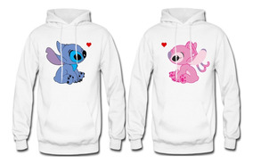 sudaderas para novios de stitch