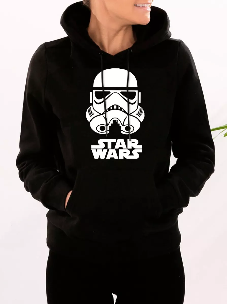 Sudaderas Para Mujer Star Wars Negras Tallas Disponibles - $ 420.00 en  Mercado Libre