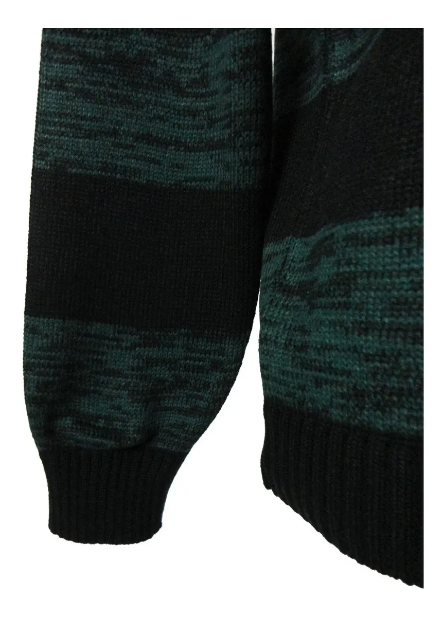 Suéter Grosso Frio Trico Masculino Camuflado Preto Verde - R$ 125,00 em Mercado Livre
