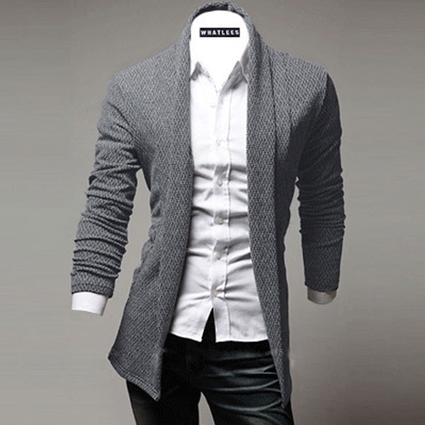 Suéter Hombre Largo Slim Fmoda Hipster Hombre Juvenil Casual