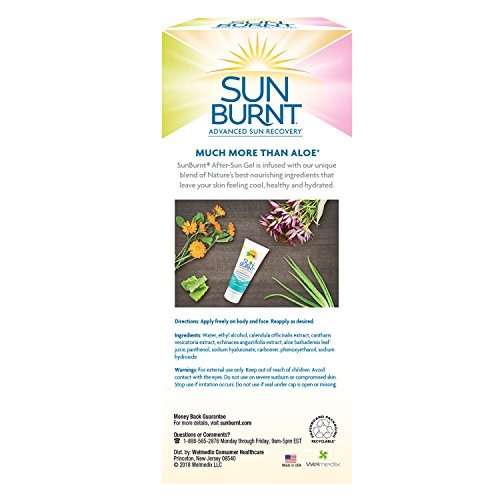sunburnt avanzada sol recovery aftersun gel 6oz alivio insta
