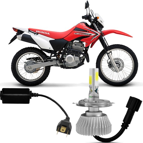 Super Led Moto Honda Xr 250 Tornado Lampada 6000k 3d 4000lm R 94
