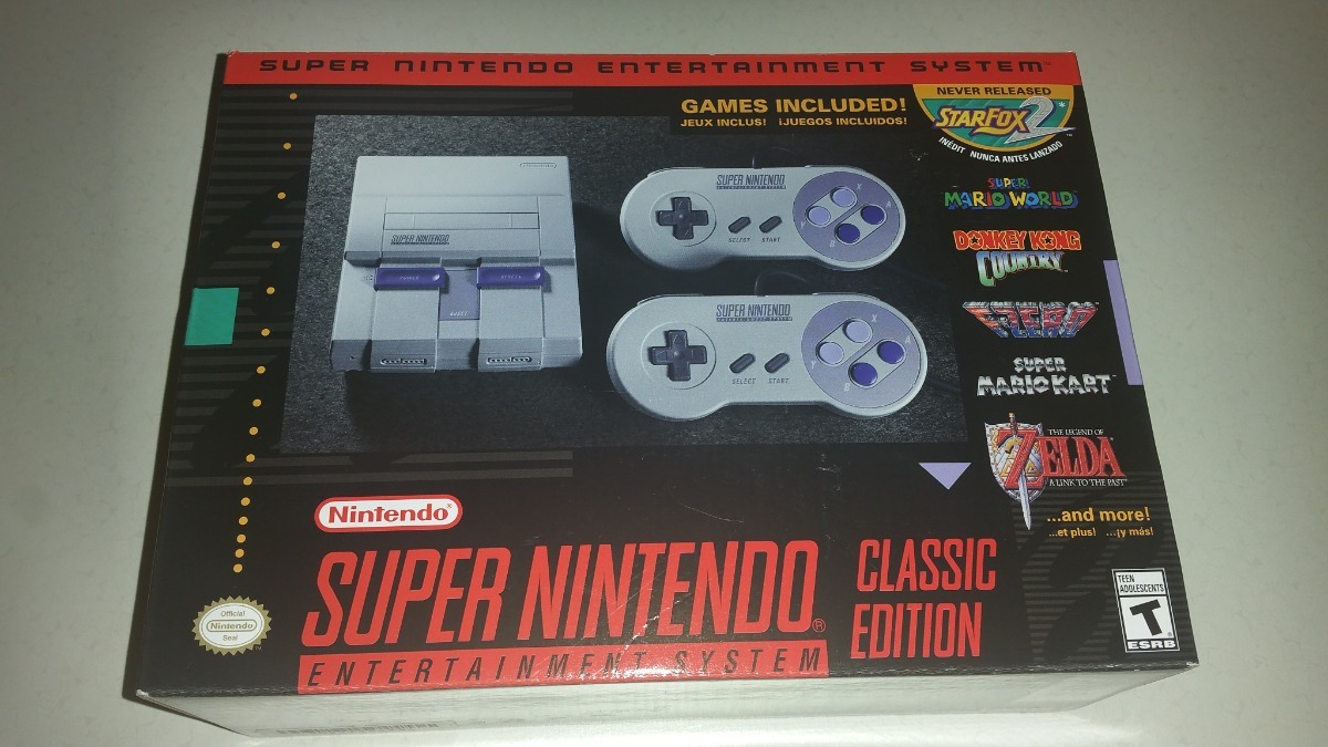 Mini Super Nintendo Snes Classic Edition Envio Gratis ...