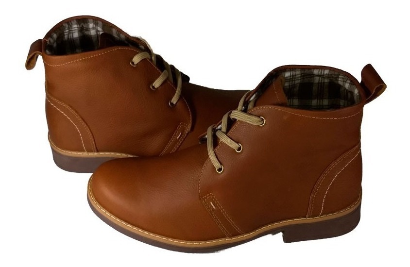 botines de cuero hombre