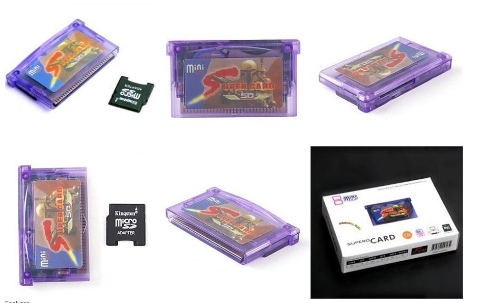 Supercard Super Card Mini Sd Gba Sp Micro Nds Lite Ez Flash - R$ 160,00