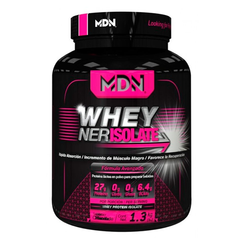 Suplemento Proteina Mdn Wheyner Isolate 3 Lbs Sabor Fresa Suplemento Proteina Mdn Wheyner Isolate 3 Lbs Sabor Fresa