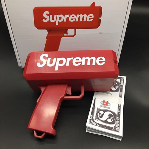 Supreme Cash Cannon Money Gun Arma De Dinheiro Canhão - R$ 169,90 em Mercado Livre