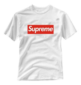 remera blanca supreme