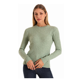 Sweater Media Polera Trenzado  Bremer Otoño/invierno Mujer