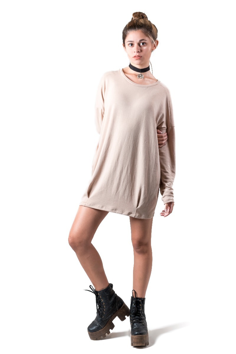 Sweaters Vestidos Mujer Hilo Lycra Largo Octanos , Sutal