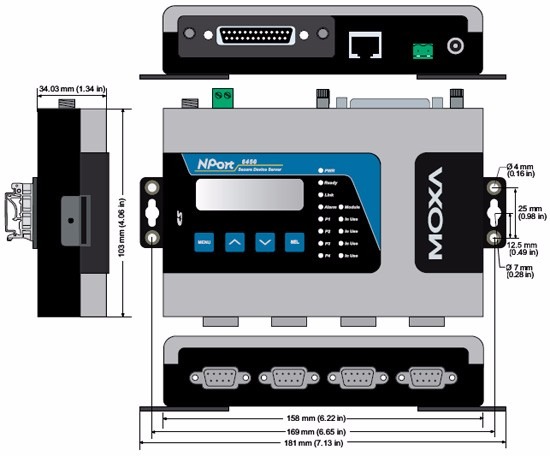 moxa 6450