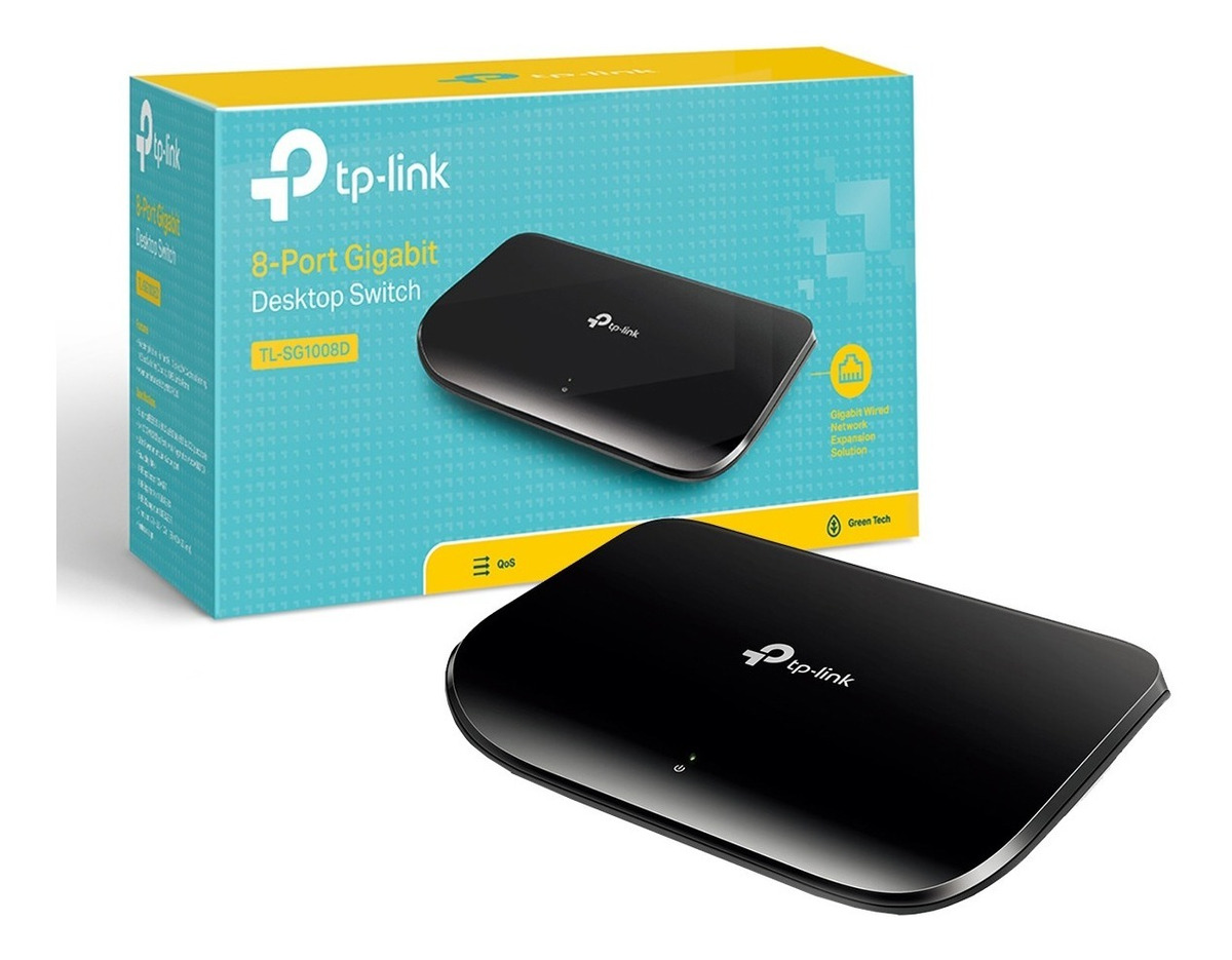 Switch Tp Link Sg 1008d 8 Puertos Gigabit Gtia 1 Ano Febo 1 550 00 En Mercado Libre