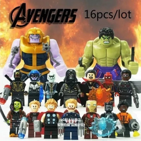 Sy1060 Avengers Infinity War Set X 16 Mini Figuras Bloques - avengers infinity war the final battle roblox