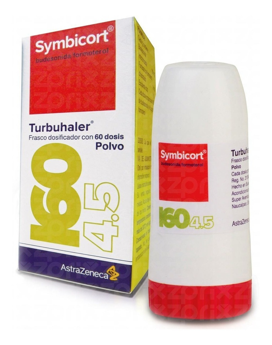 Symbicort 60 Dosis 160/4.5 Mcg 1 Frasco Spray 864.00