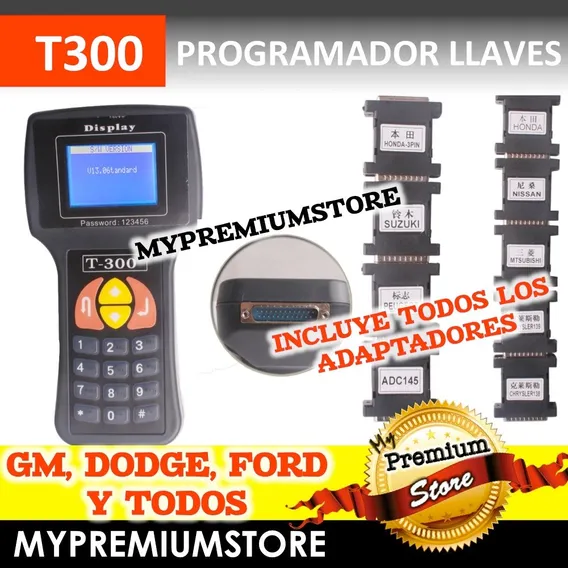 T300 Programador De Llaves Y Transponder Original Automotriz