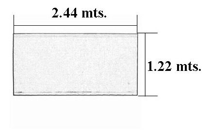 tablaroca usg 8ft 4ft