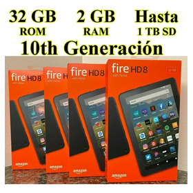 Tablet 8 Amazon Fire 32 Rom 2 Gb Ram - Hasta 1tb Sd -  Nueva