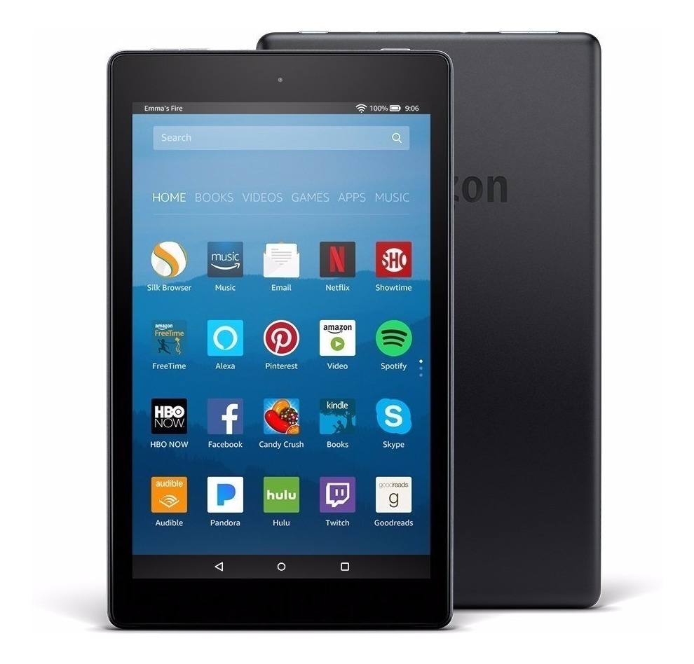 Tablet Android Amazon Kindle Fire Hd8 32gb 7ª Geração Alexa R 499,00