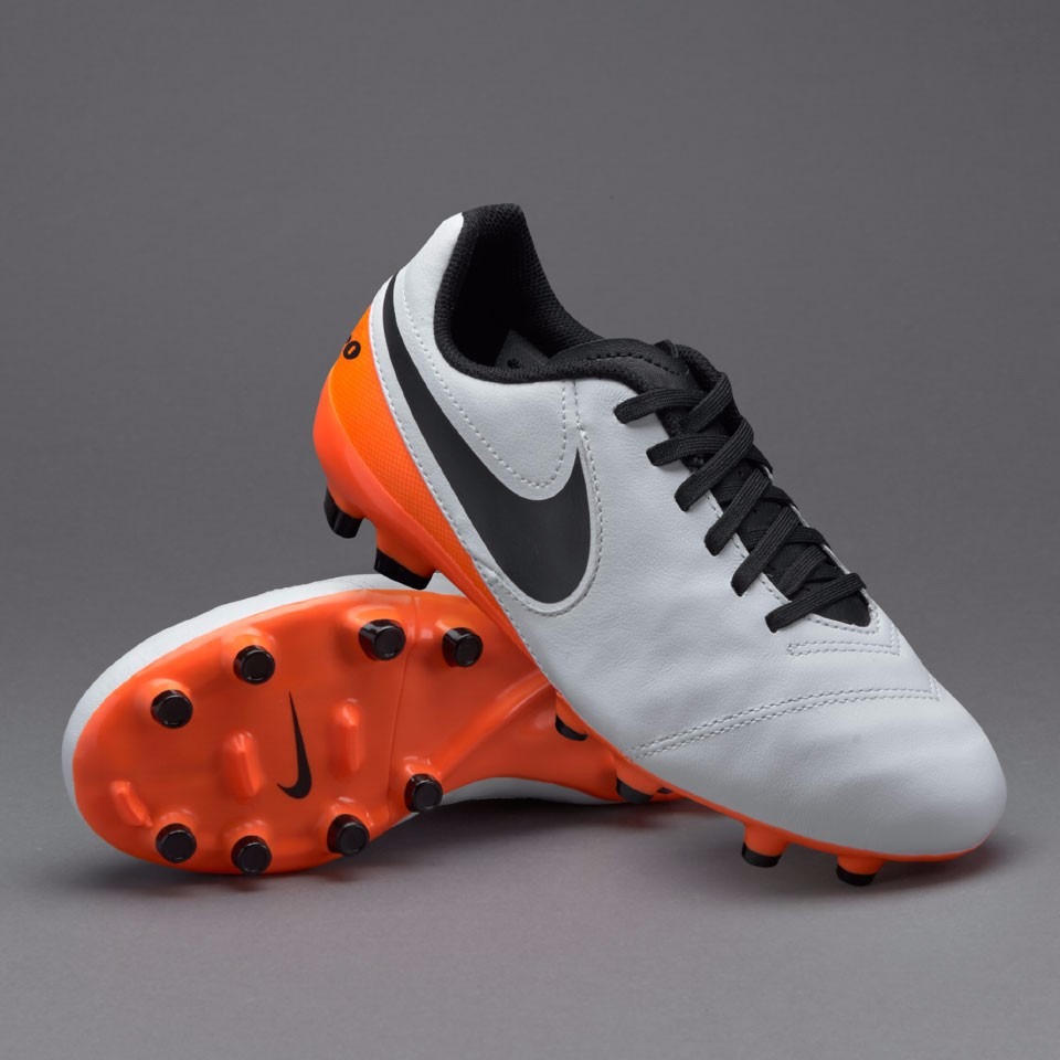 Taco Nike Tiempo Blanco Junior O Dama 