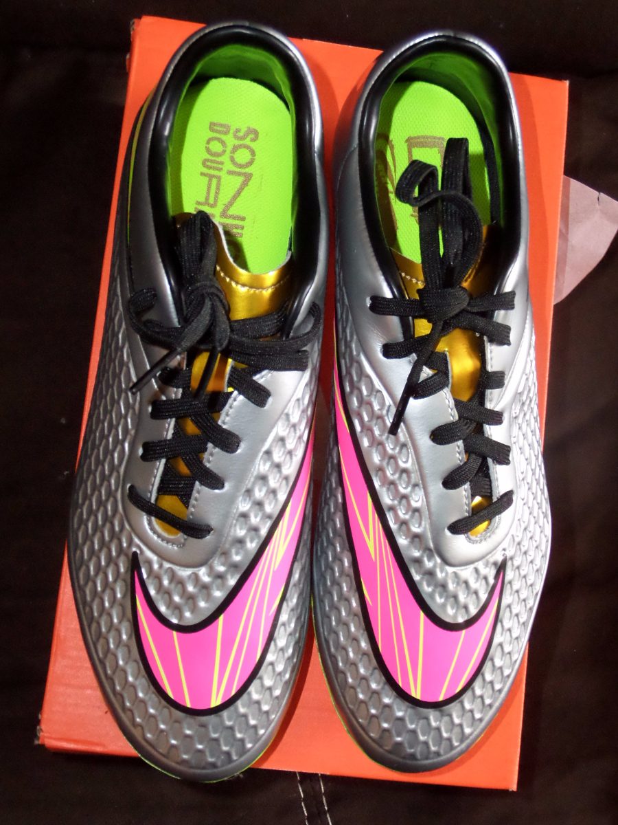 nike hypervenom plateados