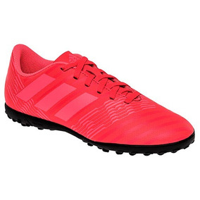 zapatos de futbol adidas rojos